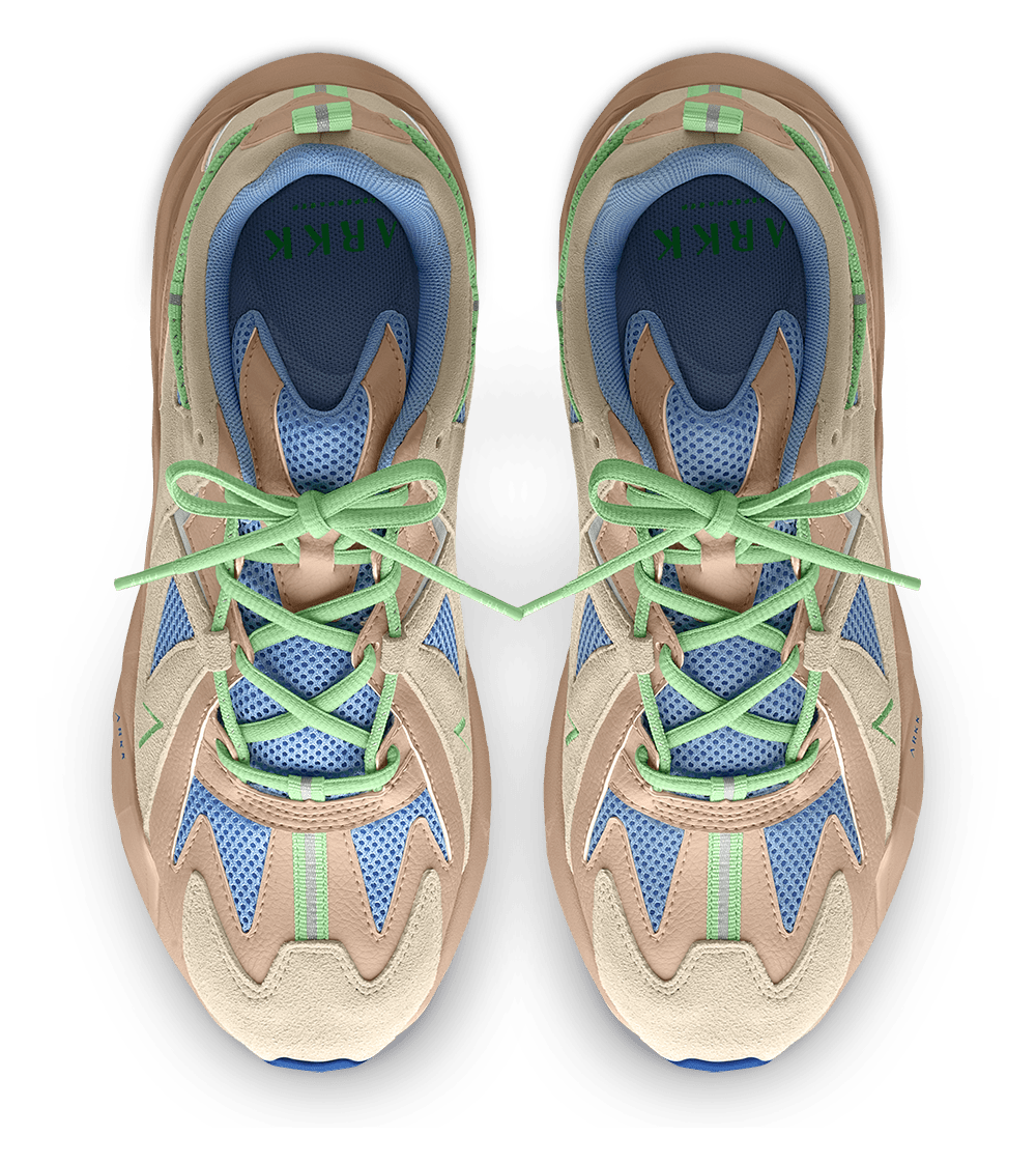 ARKK Collection Tuzon Suede W13 | Dusty Brown Baby Blue | Women Tuzon